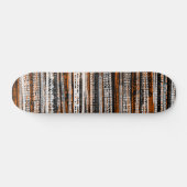 Skateboard Technologie Decay - Noir et Blanc sur Orange (Horz)