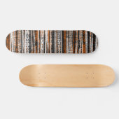 Skateboard Technologie Decay - Noir et Blanc sur Orange (Horz)