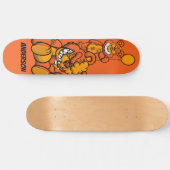 Skateboard Teddies Orange Personnalisées (Horz)