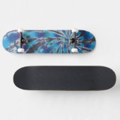 Skateboard Teinture à bille bleue (Horz)