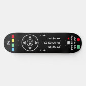 Skateboard Télécommande TV Noir Moderne Élégante Cool (Horz)