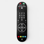 Skateboard Télécommande TV Noir Moderne Élégante Cool (Recto)