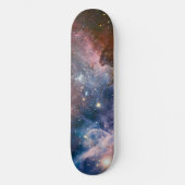 Skateboard Télescope Nebula Hubble Carina Rouge et Bleu (Recto)