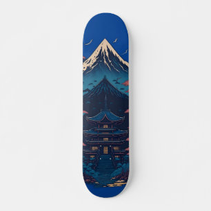 Skateboard Temple japonais
