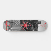 Skateboard Temps de fin rouge (Horz)