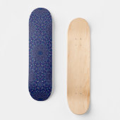 Skateboard tendance Pretty Blue Green Dot Art (Recto)