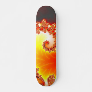 Skateboard Tentacle flamand - Art fractal