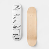 Skateboard-termen Skateboard (Voorkant)