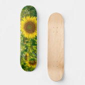 Skateboard Terrain de tournesol doré (Recto)