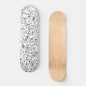 Skateboard Terrazzo blanc moderne (Recto)