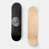 Skateboard Terre de marbre bleu (hémisphère oriental) (Recto)