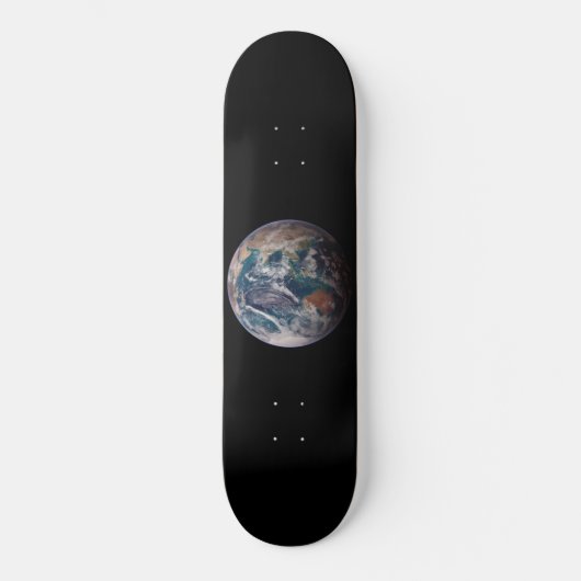 Skateboard Terre de marbre bleu (hémisphère oriental) (Recto)