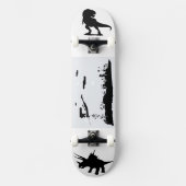 Skateboard Terre des Dinosaures image graphique de l'ombre (Recto)