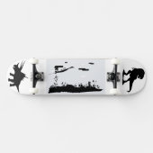 Skateboard Terre des Dinosaures image graphique de l'ombre (Horz)