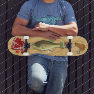 Skateboard Terre, mer et air