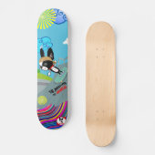 Skateboard Terrier de Boston de planche à roulettes de la (Recto)