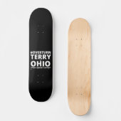 skateboard "TERRY vs OHIO" (Voorkant)