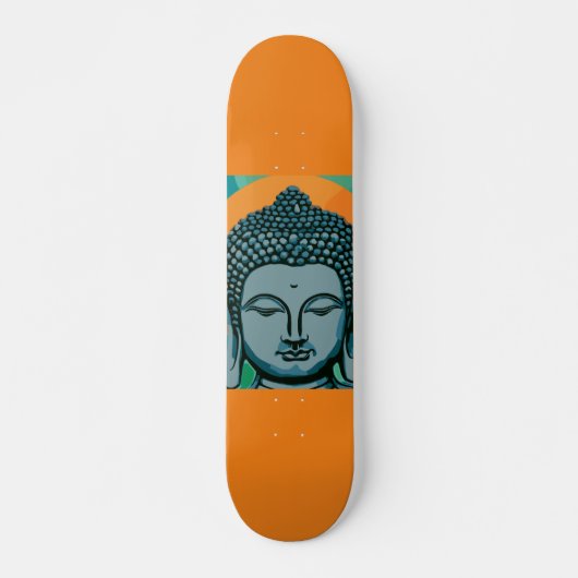 Skateboard Tête de bouddha zen (Devant)