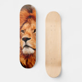 Skateboard Tête de Lion (Recto)