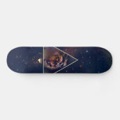 Skateboard Tête de lion de triangle de galaxie - Trendium (Horz)