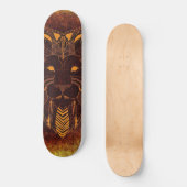 Skateboard Tête de lion rustique (Recto)