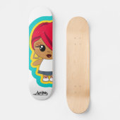 SKATEBOARD TÊTE DE ROUGE DE MATILDA (Recto)