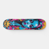 Skateboard Tête de style Graffiti (Horz)