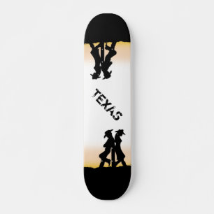 Skateboard Texas Cowboy