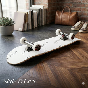 Skateboard Texte de nom de marque personnalisé accrocheur noi