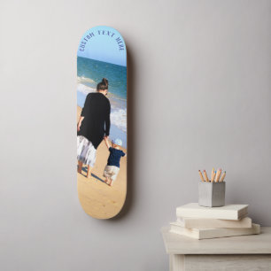 Skateboard Texte personnalisé personnalisé et votre skateboar