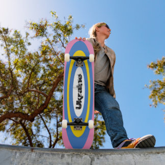 Skateboard Texte Personnalisé Ukrainien Surf Ovals Skate