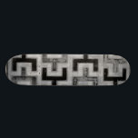 Skateboard Textile de boue africain avec Motifs géométriques<br><div class="desc">Cette impression a été réalisée par Norman Wyatt,  Jr. dans le style d'un chiffon en boue africain. Le textile en tissu de boue,  originaire du Mali,  est un signe d'identité culturelle. Affichez votre amour de la culture mondiale et des motifs géométriques en achetant cette impression!</div>