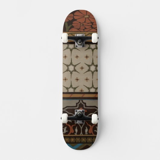 Skateboard Textile d'origine avec Motifs décoratifs (Recto)