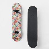 Skateboard Texture avec de vrais timbres (Recto)