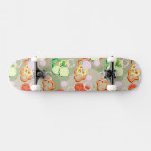 Skateboard Texture avec des tranches de légumes (Horz)
