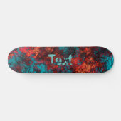 Skateboard texture bleu foncé texturé en marbre de daim (Horz)