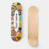 Skateboard Texture colorée de trous (Recto)