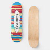 Skateboard Texture d'aquarelles (Recto)