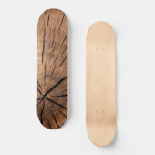 Skateboard Texture de souche d'arbre (Recto)