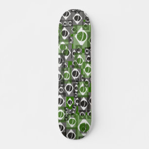 Skateboard Texture du drapeau du Brésil