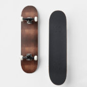 Skateboard Texture en bois Brown foncé (Recto)