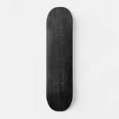 Skateboard Texture en bois noir (Recto)