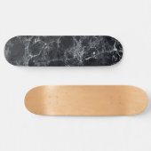 Skateboard Texture en marbre noir (Horz)