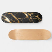 Skateboard texture en marbre noir (Horz)
