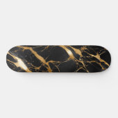 Skateboard texture en marbre noir (Horz)