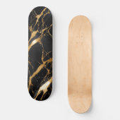 Skateboard texture en marbre noir (Recto)