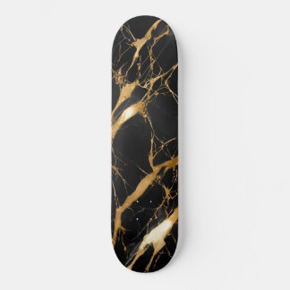 Skateboard texture en marbre noir