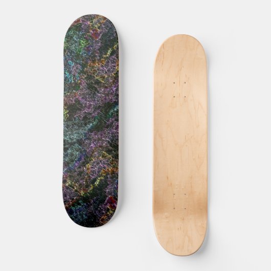 Skateboard Texture foncée, corrodée ou détruite éponge (Recto)