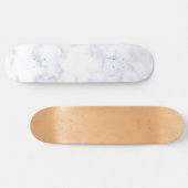 Skateboard Texture Marbre blanc (Horz)