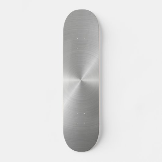 Skateboard Texture polie circulaire brillante en métal (Recto)